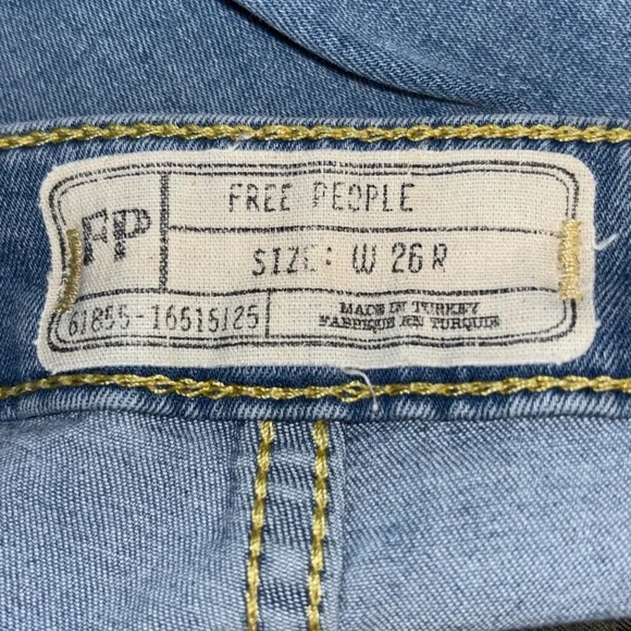 Free People Light Blue Flare Jeans - Picture 8 of 8